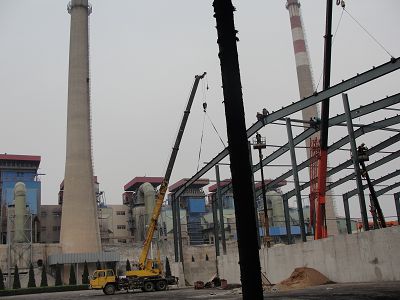 诸城市金安夜店干煤棚扩建工程 ?（单跨60m）